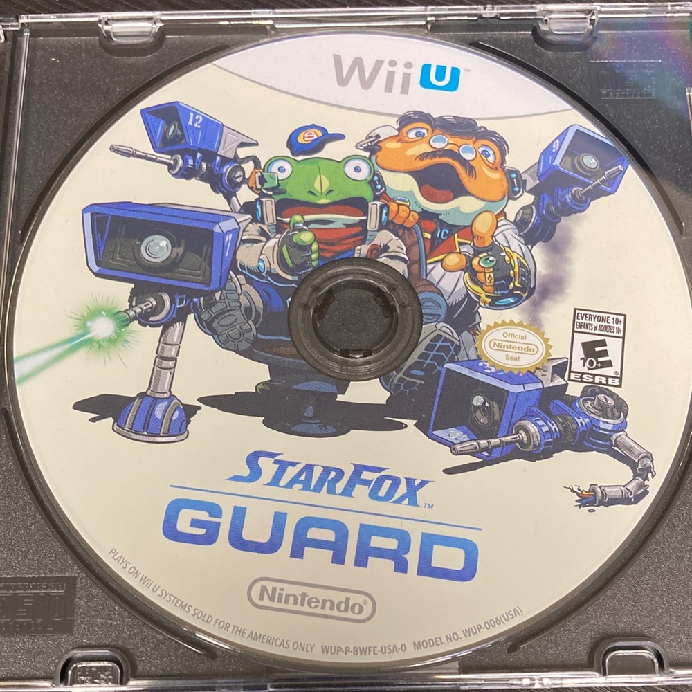 Nintendo Wii U Star Fox Guard Disc - Blue and Green
